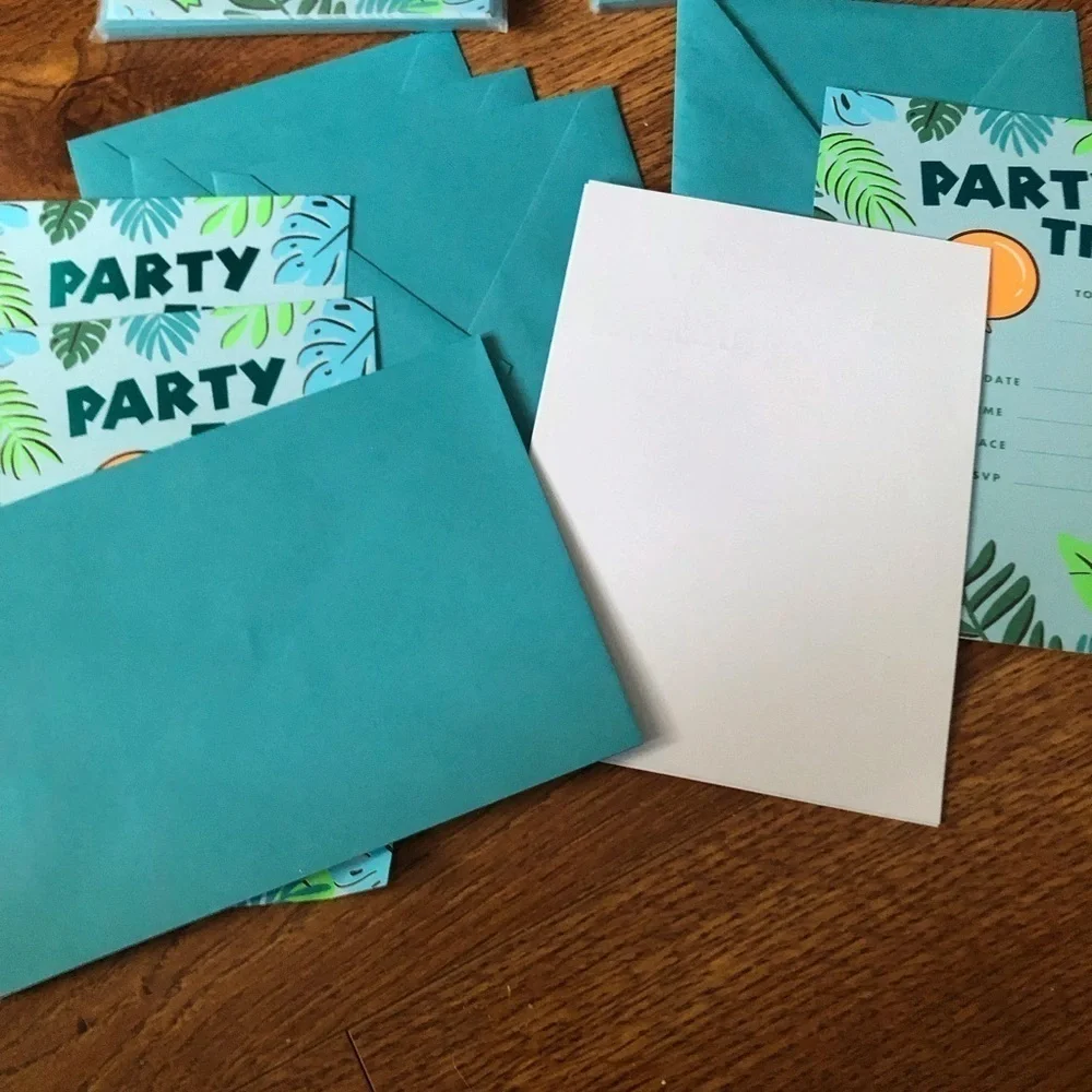 Dinosaur Party Time Invites (24ct)